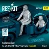 RESKIT RSF32-0085 Female driver for A/S-32A-31A Mule Tow Tractor (scene 2) (1 pcs) (3D Printed) (1/32)